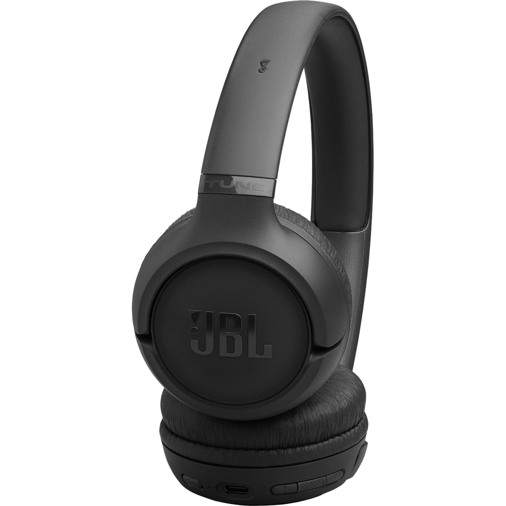 Casti JBL Tune 530BT, Bluetooth, On-ear, Microfon, negru