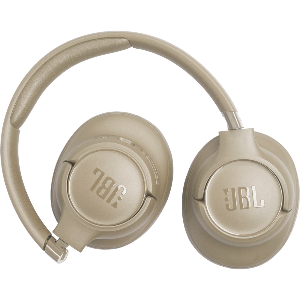 Casti JBL Tune 730BT, Bluetooth, Over-ear, Microfon, beige