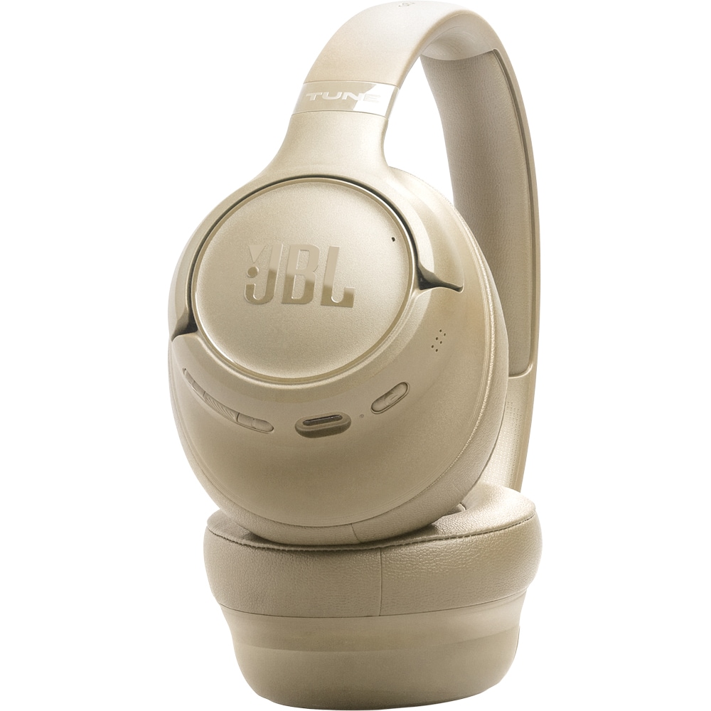 Casti JBL Tune 730BT, Bluetooth, Over-ear, Microfon, beige