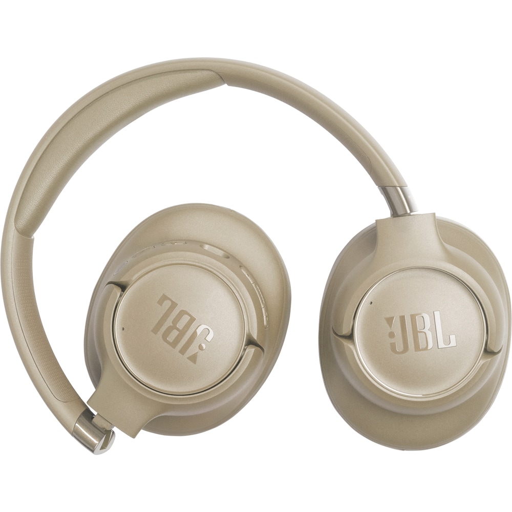 Casti JBL Tune 780NC, Bluetooth, Over-ear, Microfon, Noise Cancelling, beige