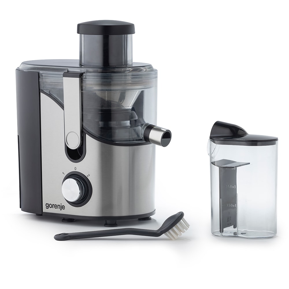 Storcator fructe si legume GORENJE JC400BE, 0.6l, 400W, 2 trepte viteza, negru-argintiu
