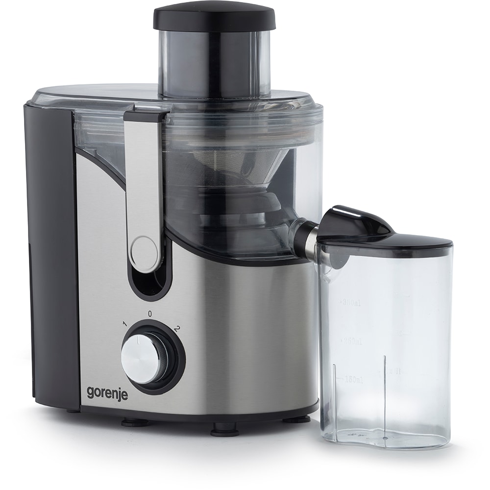 Storcator fructe si legume GORENJE JC400BE, 0.6l, 400W, 2 trepte viteza, negru-argintiu
