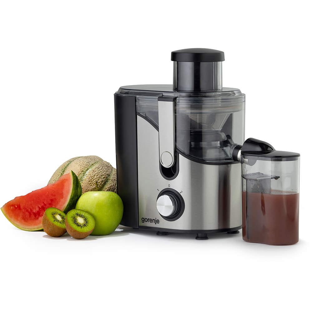 Storcator fructe si legume GORENJE JC400BE, 0.6l, 400W, 2 trepte viteza, negru-argintiu