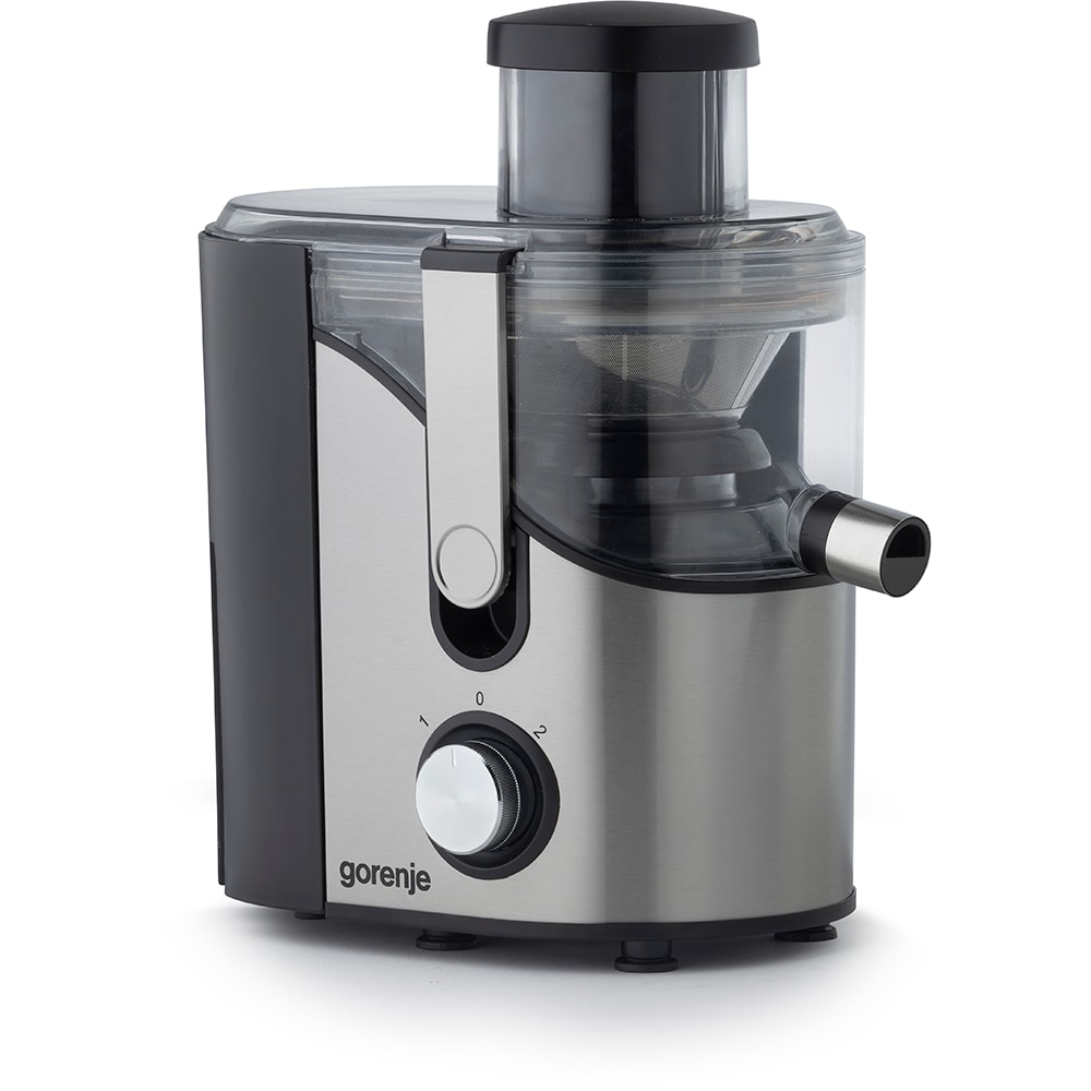 Storcator fructe si legume GORENJE JC400BE, 0.6l, 400W, 2 trepte viteza, negru-argintiu