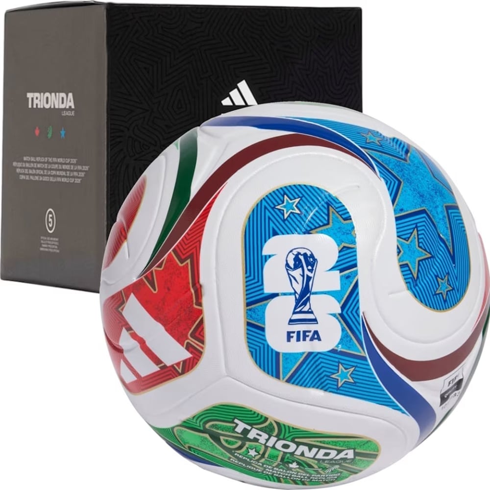 Minge fotbal ADIDAS Trionda World Cup 2026 League Box, marimea 5, multicolor