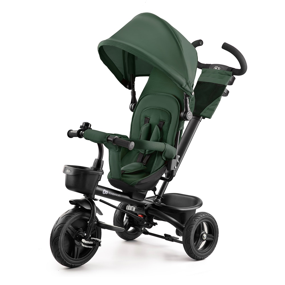 Tricicleta KINDERKRAFT Aveo KRAVEO00GRE, 9 luni+, verde inchis-negru
