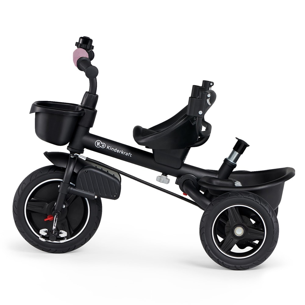 Tricicleta KINDERKRAFT Spinstep KRSPST00PNK, 9 luni+, roz-negru