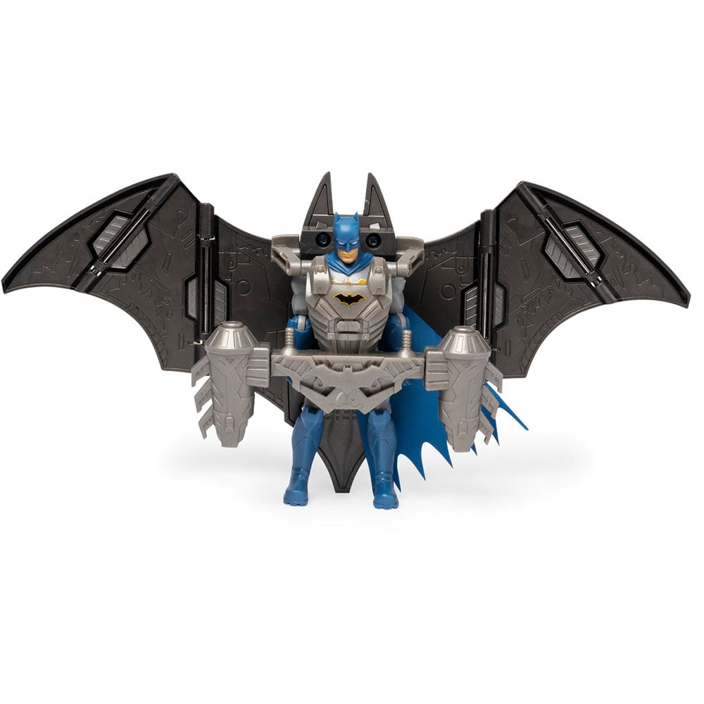 Figurina BATMAN The caped crusader - Mega gear 037013041, 3 ani+, gri-negru