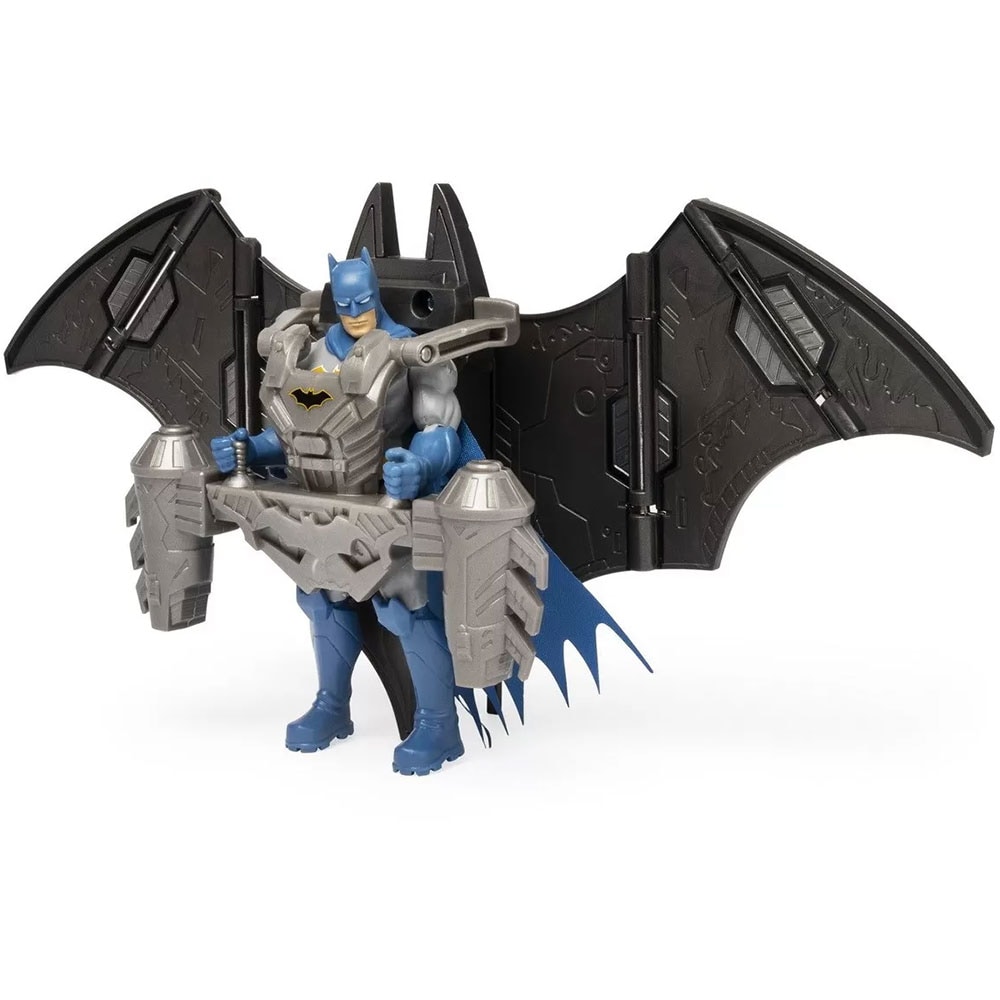 Figurina BATMAN The caped crusader - Mega gear 037013041, 3 ani+, gri-negru