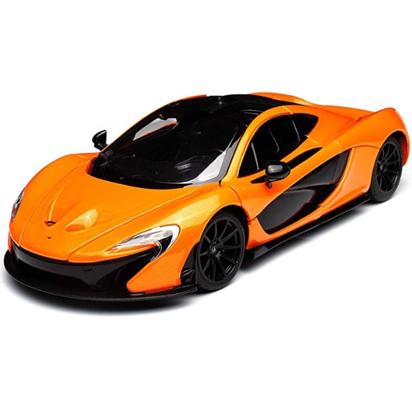 Masinuta metalica RASTAR McLaren P1 037021213, 3 ani+, portocaliu-negru