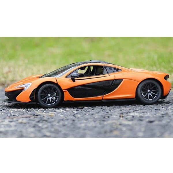 Masinuta metalica RASTAR McLaren P1 037021213, 3 ani+, portocaliu-negru