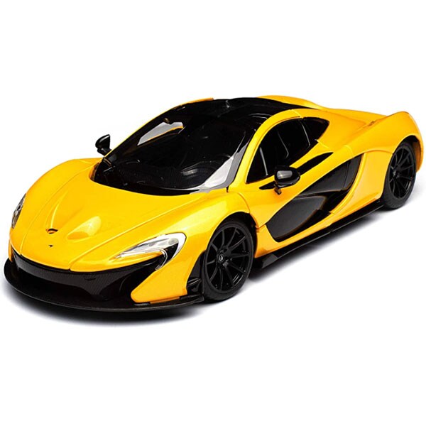 Masinuta metalica RASTAR McLaren P1 037021220, 3 ani+, galben-negru