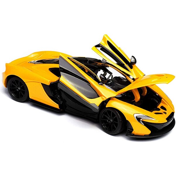 Masinuta metalica RASTAR McLaren P1 037021220, 3 ani+, galben-negru