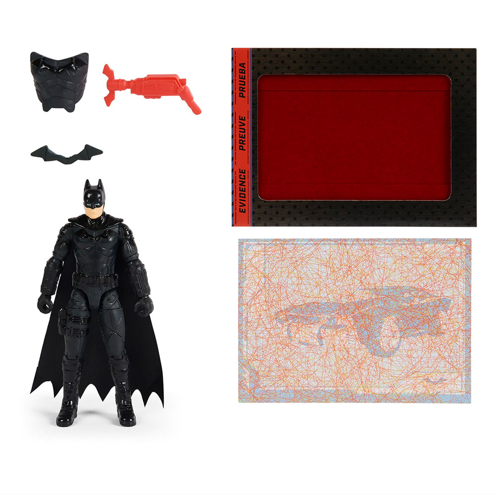 Figurina BATMAN Costum negru 037031151, 3 ani+, negru-rosu