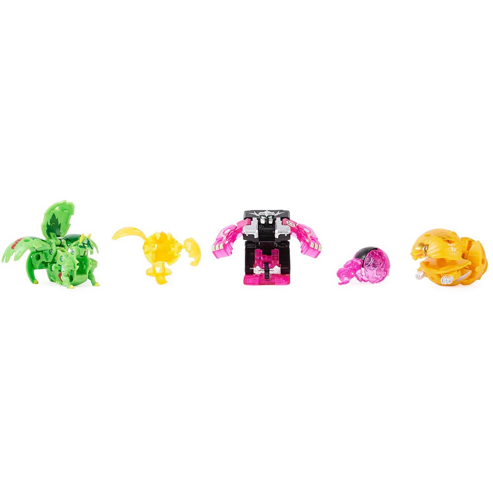 Set 4 figurine BAKUGAN S4 Nillious, Titan King, Hydorous, Blitz Fox 037031649, 6 ani+, multicolor
