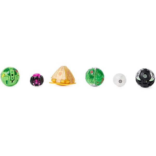 Set 4 figurine BAKUGAN S4 Battle Strike, Blitz Fox, Stingzer, Colossus si Pegatrix 037031656, 6 ani+, multicolor