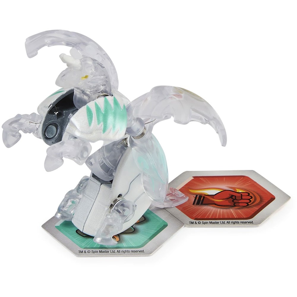 Figurina BAKUGAN Evolutions Platinum Series - Neo Pegatrix 037033483, 6 ani+, alb-verde
