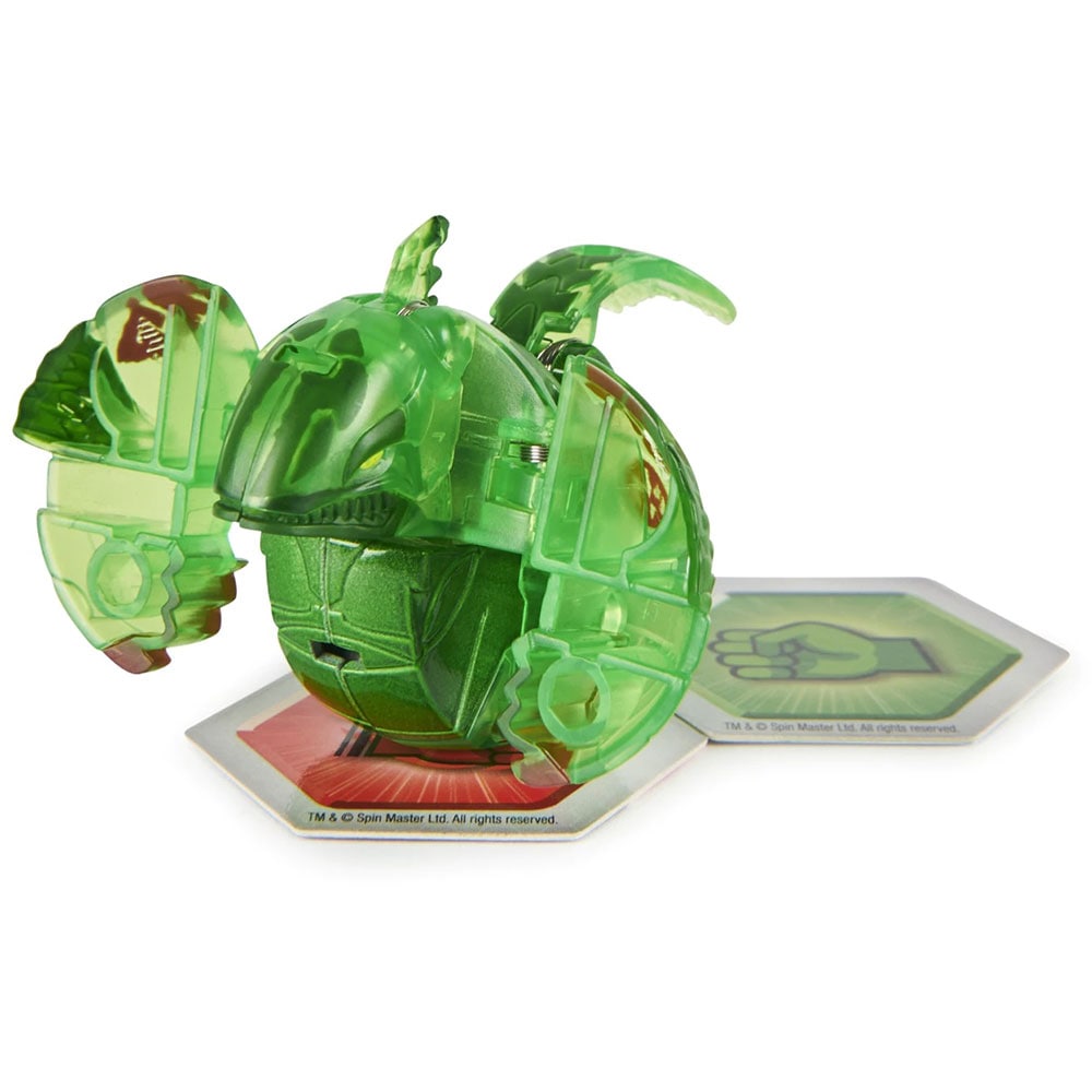 Figurina BAKUGAN Evolutions Platinum Series - Warrior Whale 037033490, 6 ani+, verde