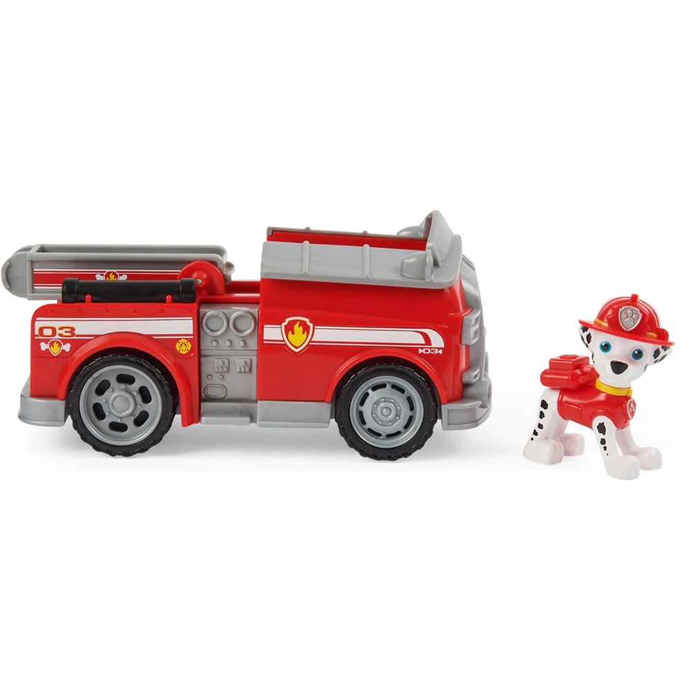 Vehicul de salvare PAW PATROL Marshall 20127061, 3 ani+, rosu-alb