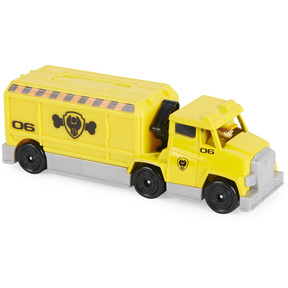 Camion PAW PATROL Rubble 20136543, 3 ani+, galben-negru