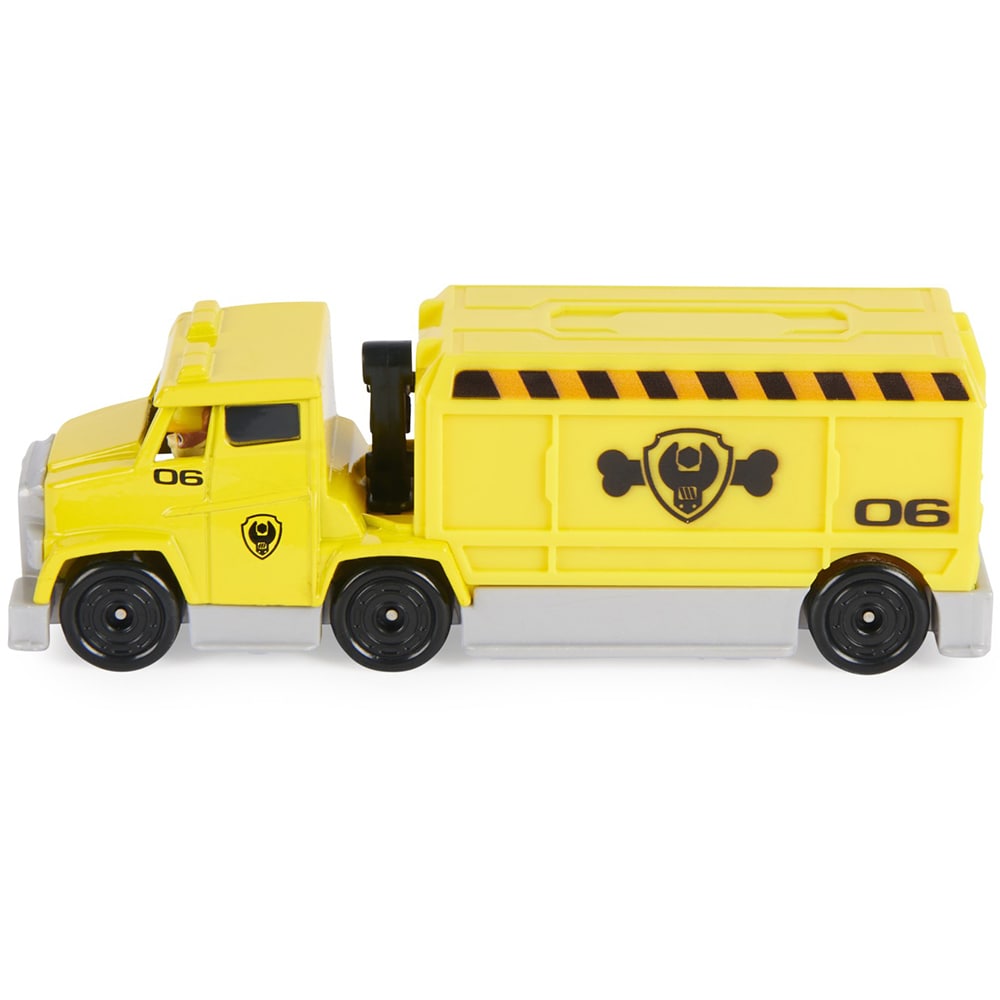 Camion PAW PATROL Rubble 20136543, 3 ani+, galben-negru