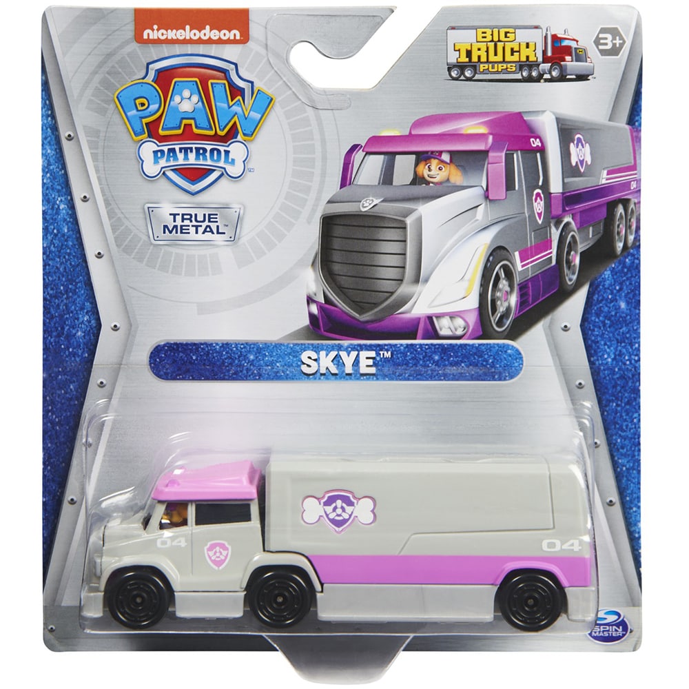 Camion PAW PATROL Skye 20136544, 3 ani+, gri-roz