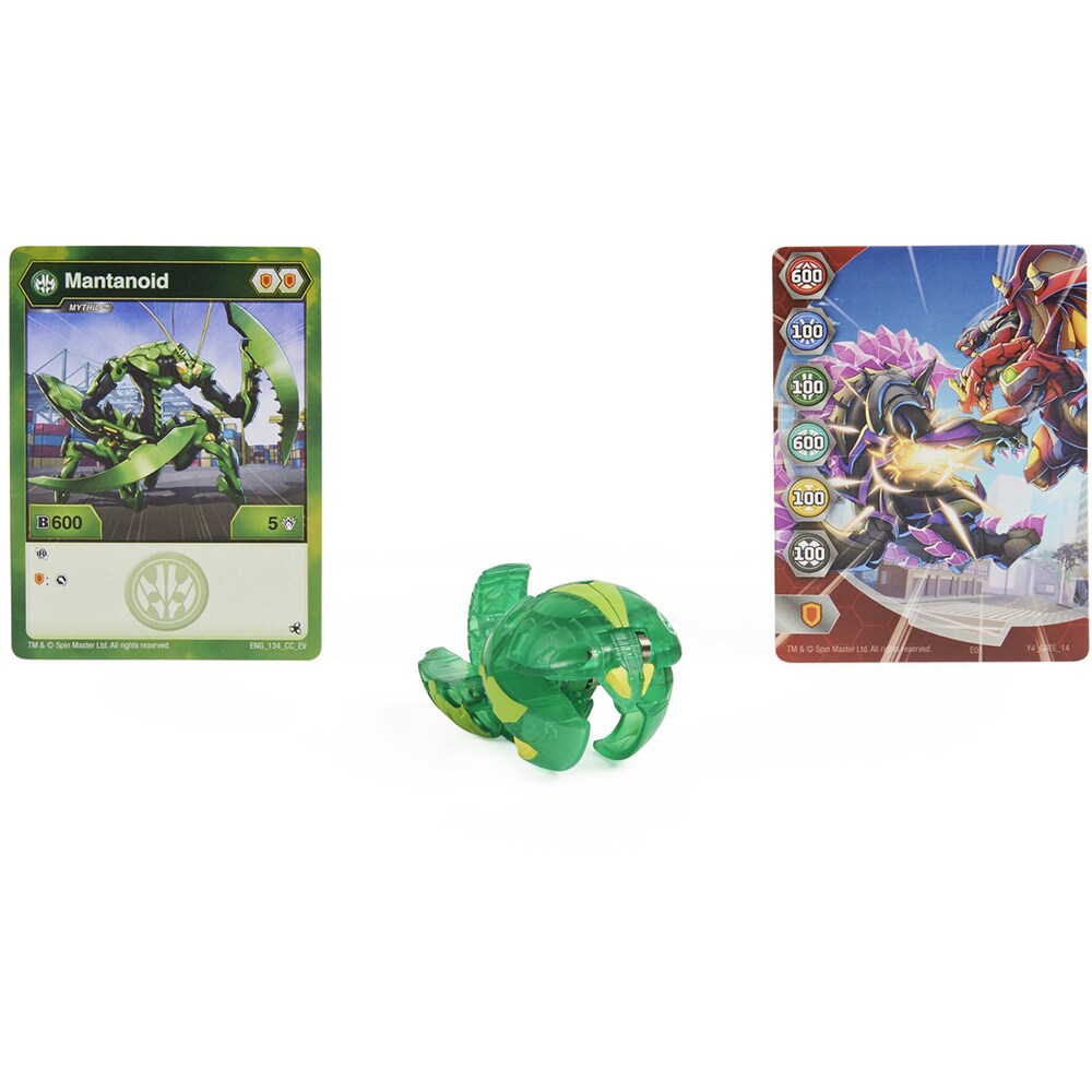 Figurina BAKUGAN Mythic Pack - Mantonoid 20137952, 6 ani+, verde