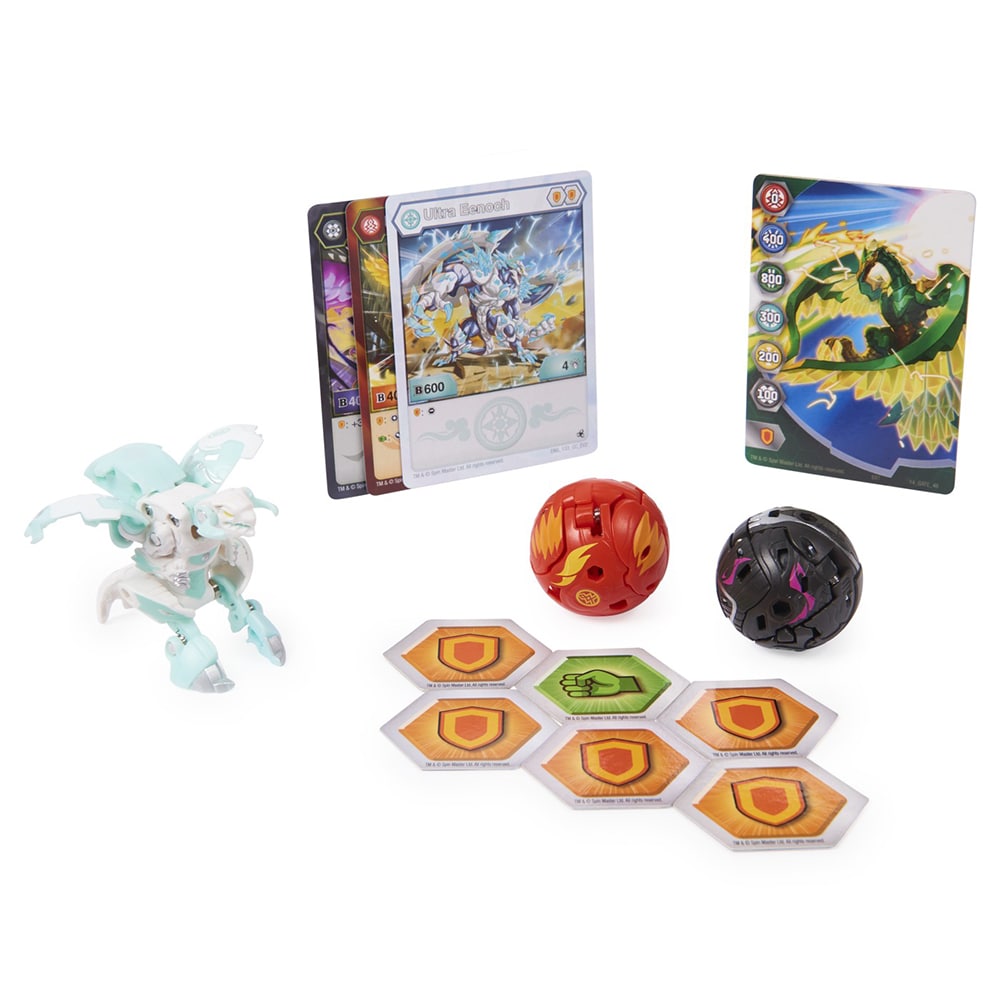 Figurina BAKUGAN Evolutions Starter Pack, Eenoch Ultra Neo Pegatrix si Pharol 20138094, 6 ani+, multicolor