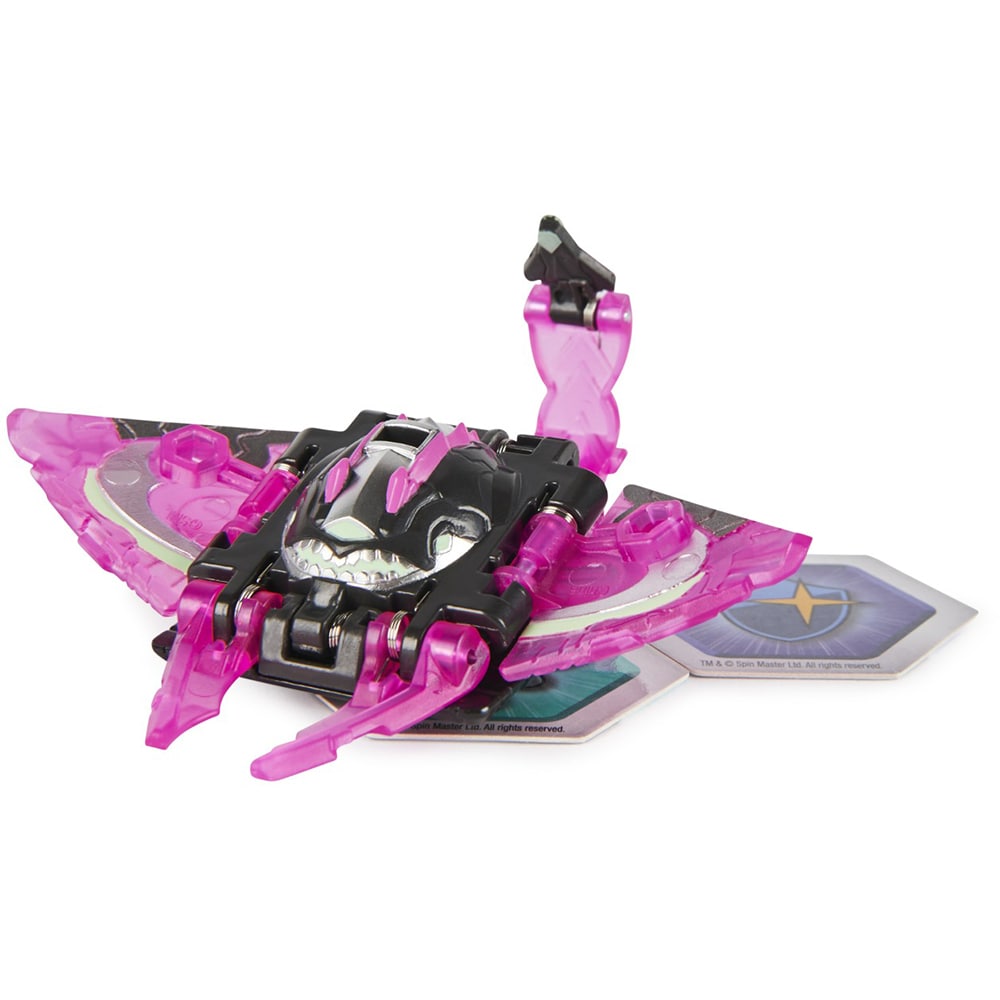 Figurina BAKUGAN Evolutions - Stingzer 20139205, 6 ani+, mov-negru