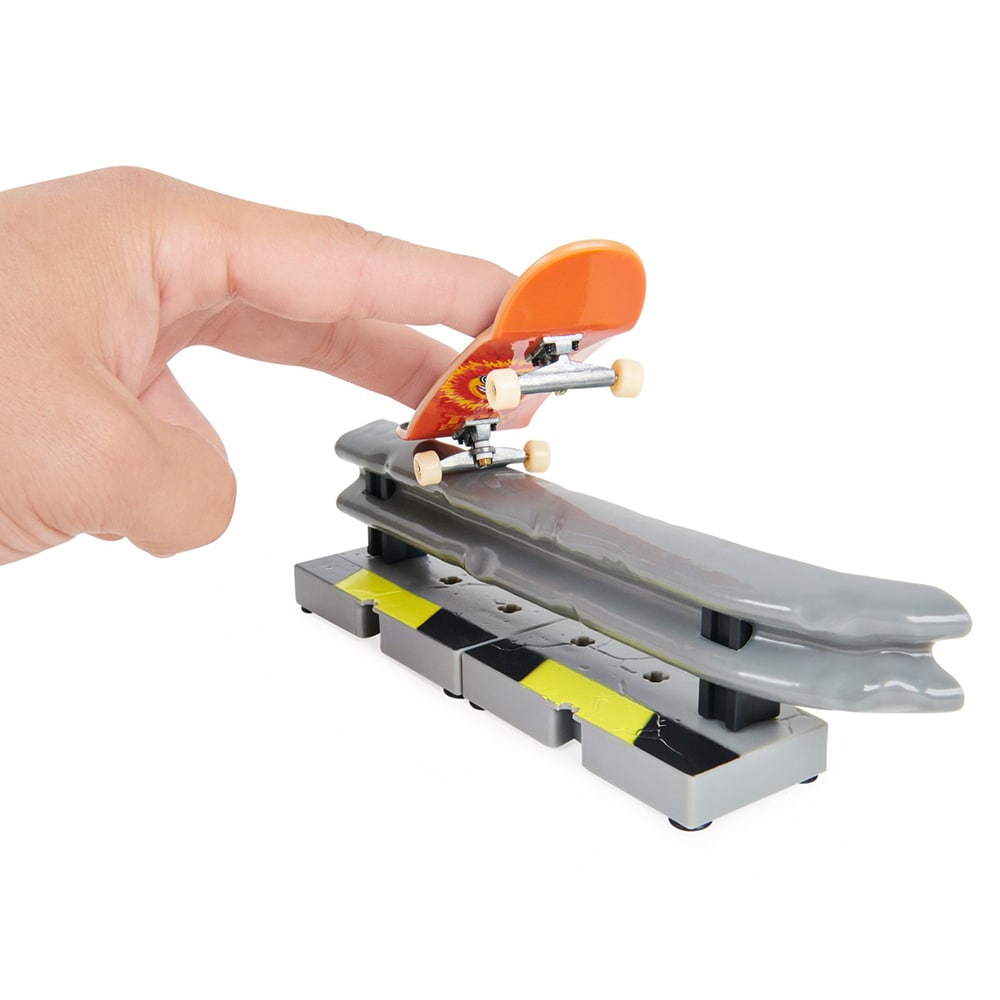 Joc educativ TECH DECK Series - Obstacol si fingerboard Lucas 20139398, 6 ani+, multicolor