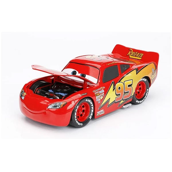 Masinuta metalica JADA TOYS Fulger McQueen 333079580, 8 ani+, rosu-negru