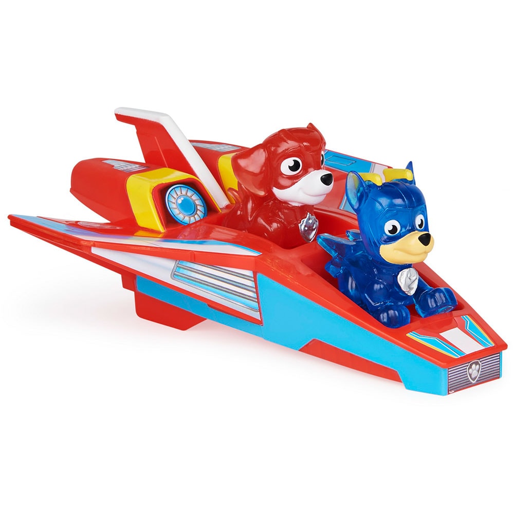 Set figurine PAW PATROL Avion Chase si Marshall 6058768, 3 ani+, multicolor