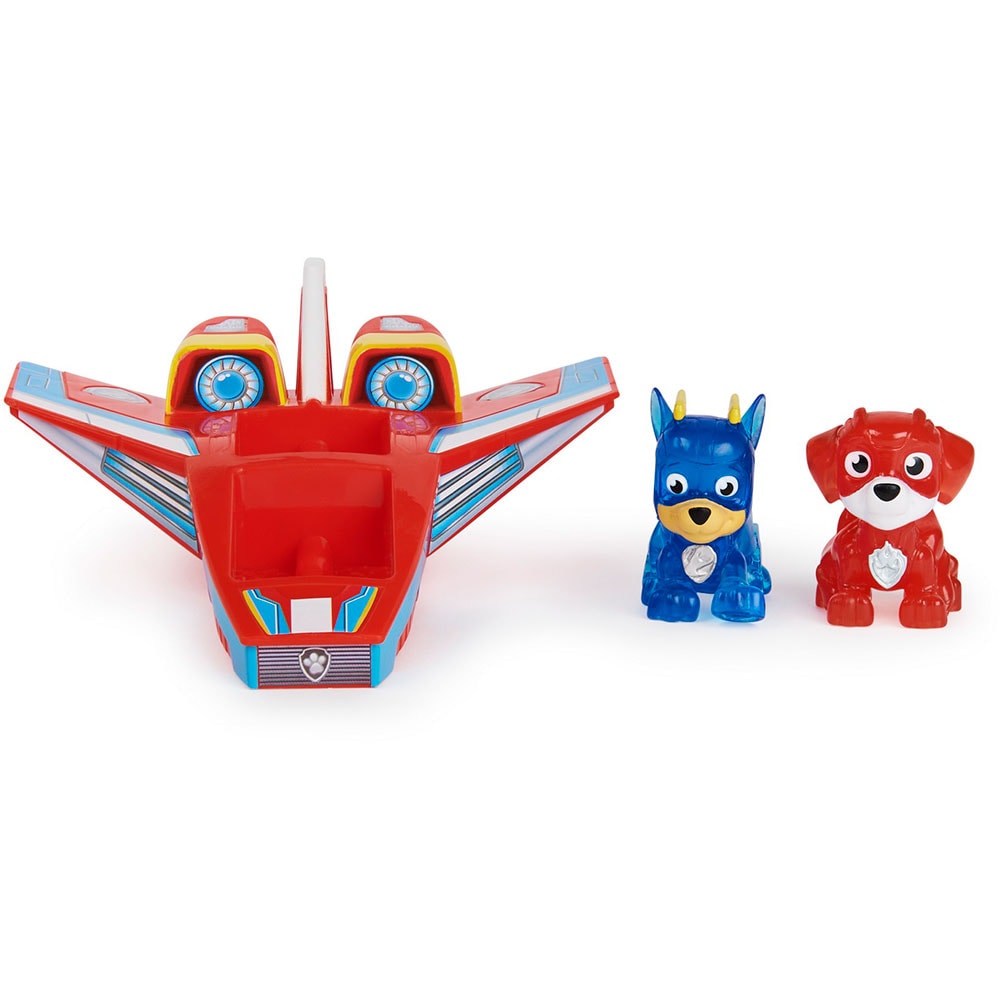 Set figurine PAW PATROL Avion Chase si Marshall 6058768, 3 ani+, multicolor