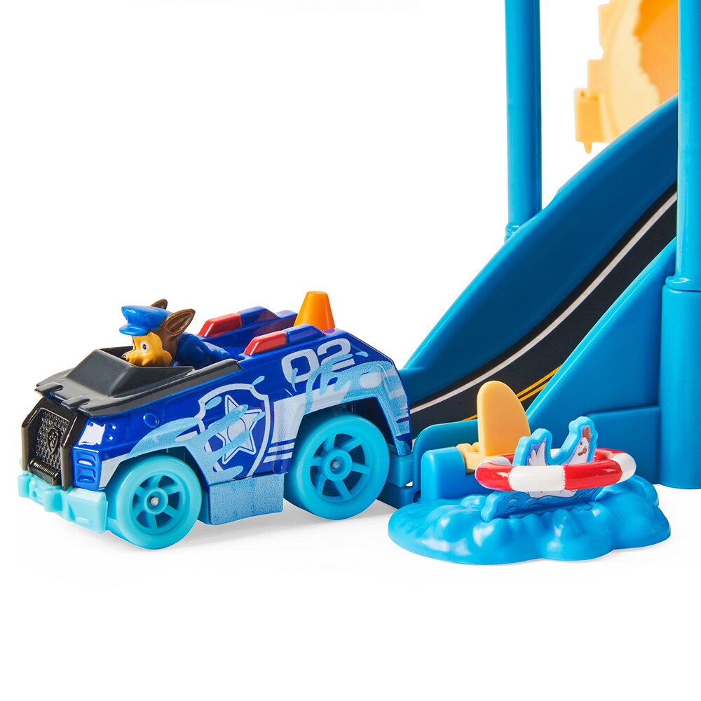 Set masinuta PAW PATROL Repara podul 6060297, 3 ani+, albastru-portocaliu