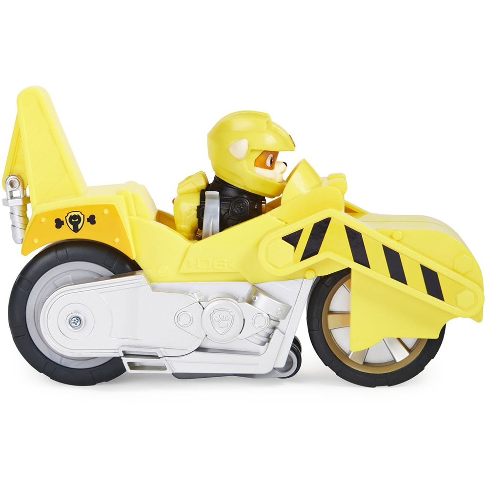 Motocicleta PAW PATROL Rubble 6060543, 3 ani+, galben-negru