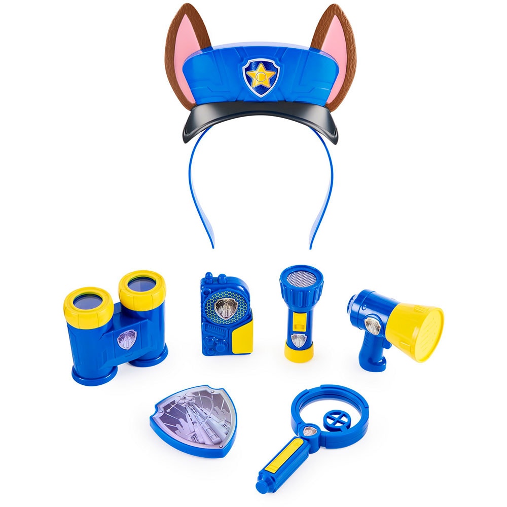 Set figurina PAW PATROL Accesorii 6061666, 3 ani+, albastru-galben