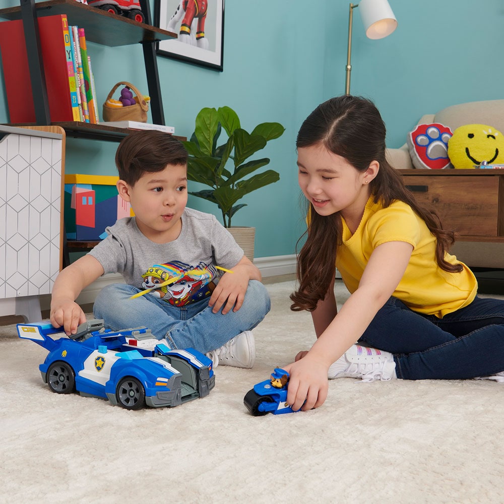 Set figurina PAW PATROL Accesorii 6061666, 3 ani+, albastru-galben