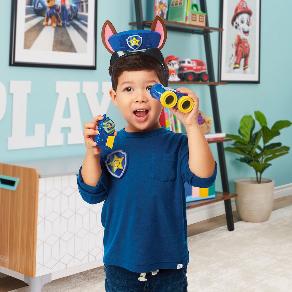 Set figurina PAW PATROL Accesorii 6061666, 3 ani+, albastru-galben