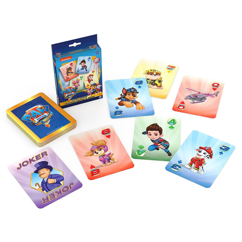 Set 5 jocuri de societate PAW PATROL Game Adventure 6063755, 4 ani+, 2-4 jucatori