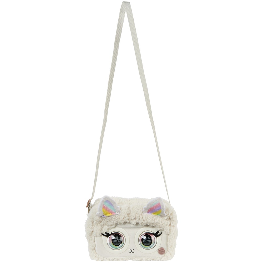 Jucarie interactiva SPINMASTER Purse Pets Bag Trendy Treats, Fluffy - Llama 6064117, 5 ani+, multicolor