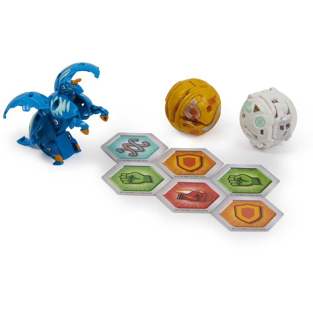 Figurina BAKUGAN Evolutions Starter Pack Howlkor Ultra Neo Pegatrix&Trox 6064656, 6 ani+, multicolor