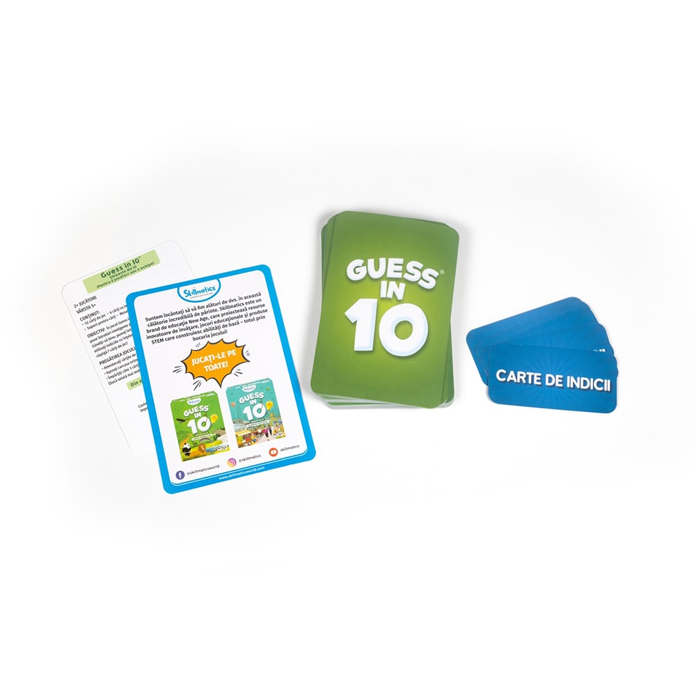 Joc educativ SPINMASTER Ghiceste din 10 - Lumea Animalelor 6066198, 5 ani+, 2-6 jucatori