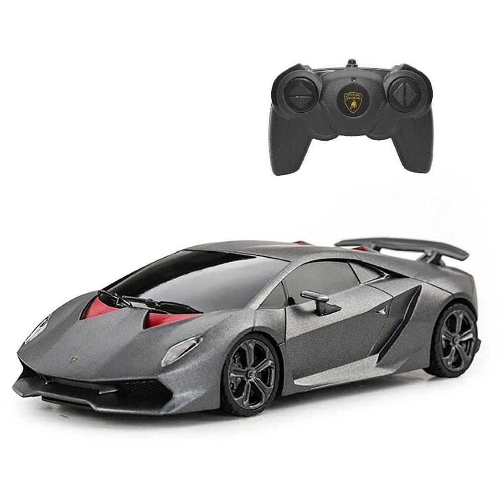 Masinuta cu telecomanda RASTAR Lamborghini Sesto 751306967, 3 ani+, gri antracit-negru