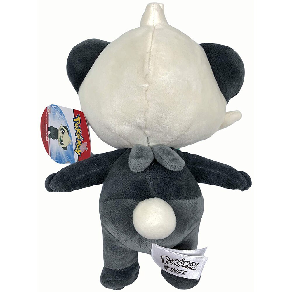 Jucarie de plus POKEMON Pancham 95363, 2 ani+, gri-alb