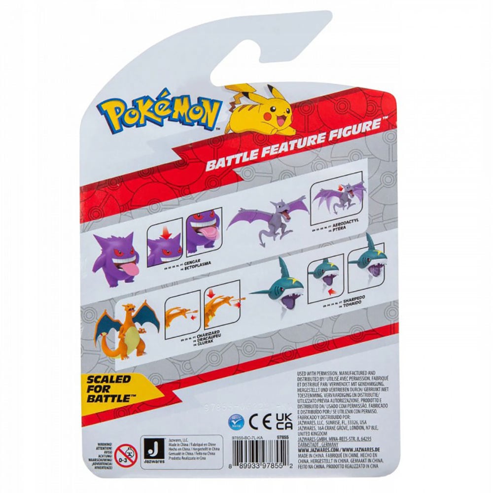Figurina POKEMON Aerodactyl 97855, 4 ani+, mov-alb