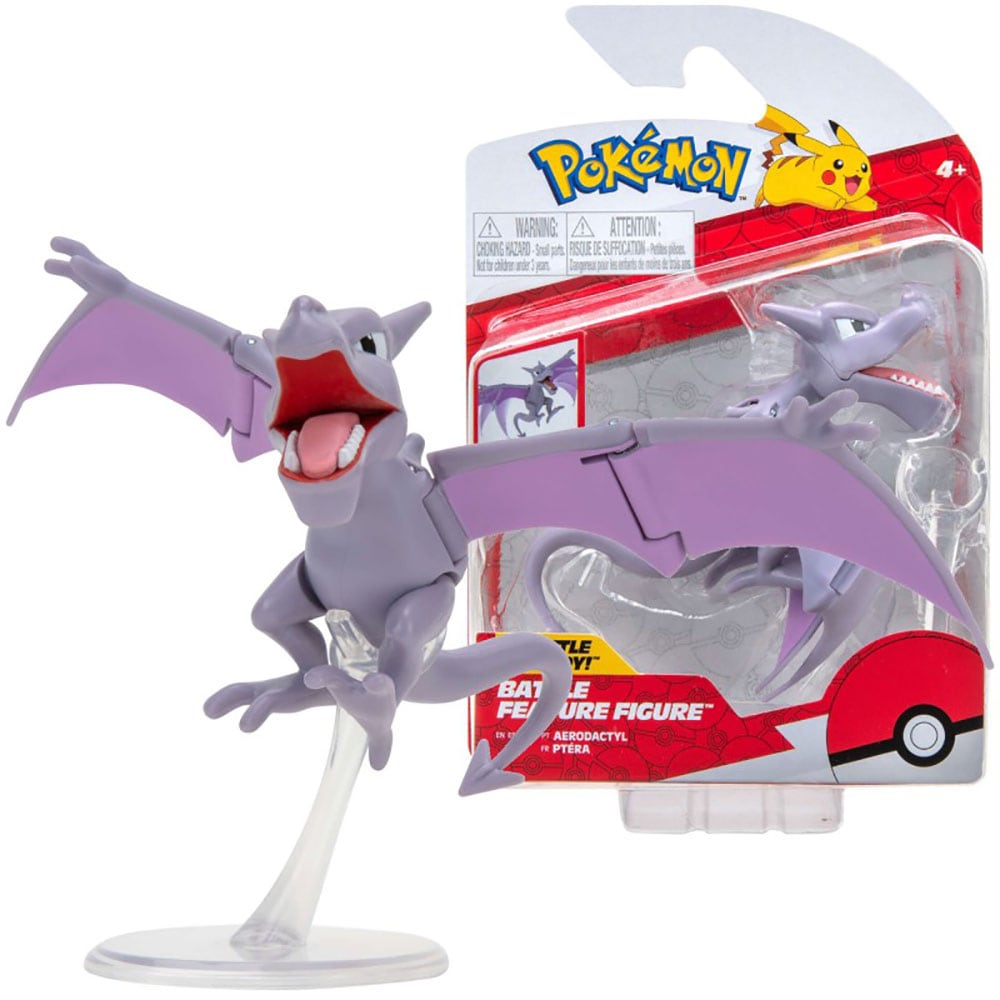 Figurina POKEMON Aerodactyl 97855, 4 ani+, mov-alb