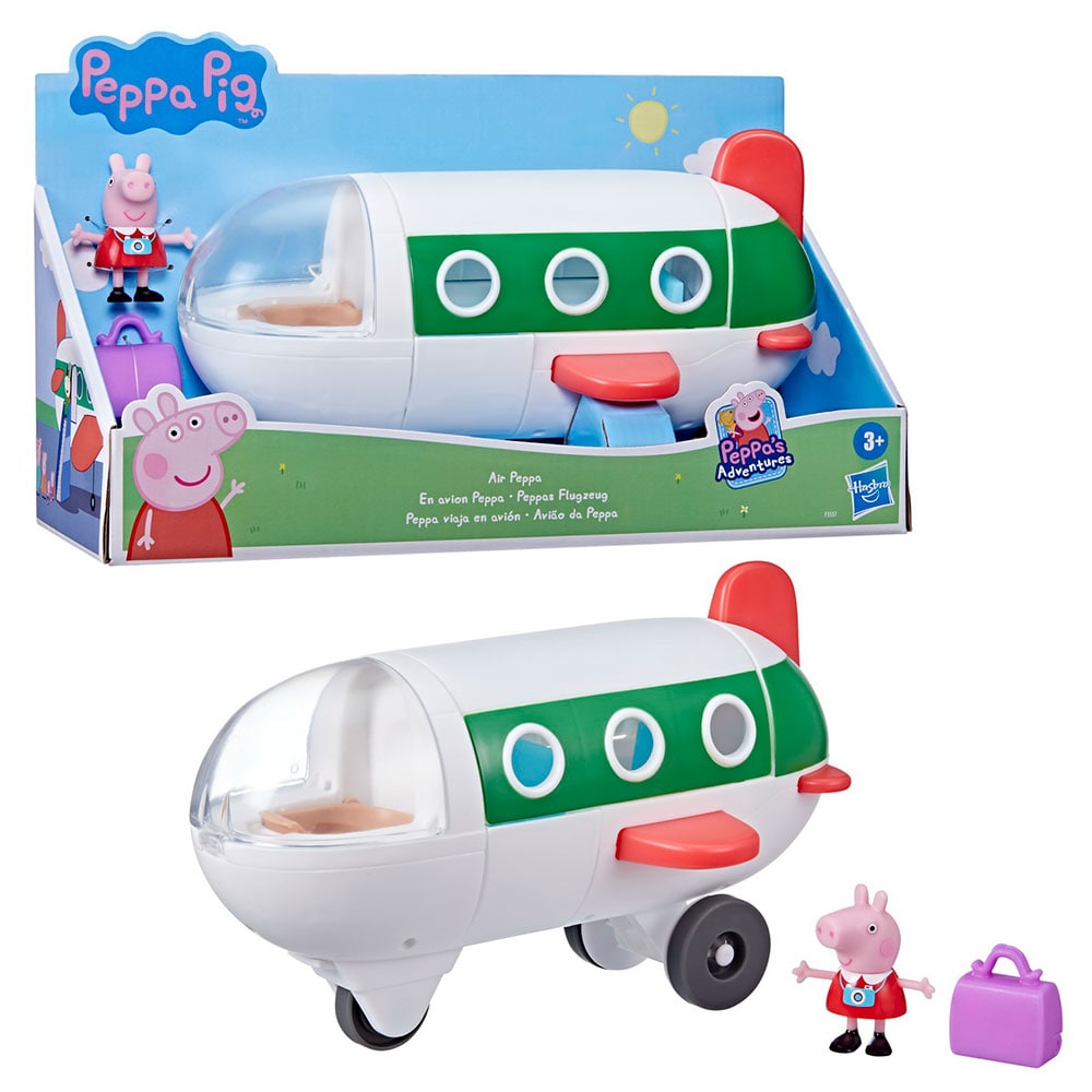 Set figurina PEPPA PIG Mergem cu avionul 993935680, 3 ani+, multicolor