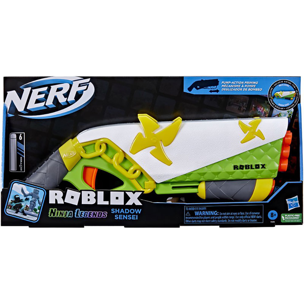 Blaster NERF Roblox Ninja Legends - Shadow Sensei 994139865, 8 ani+, multicolor