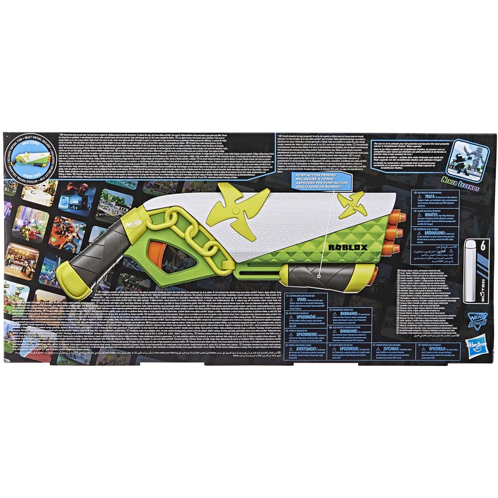 Blaster NERF Roblox Ninja Legends - Shadow Sensei 994139865, 8 ani+, multicolor