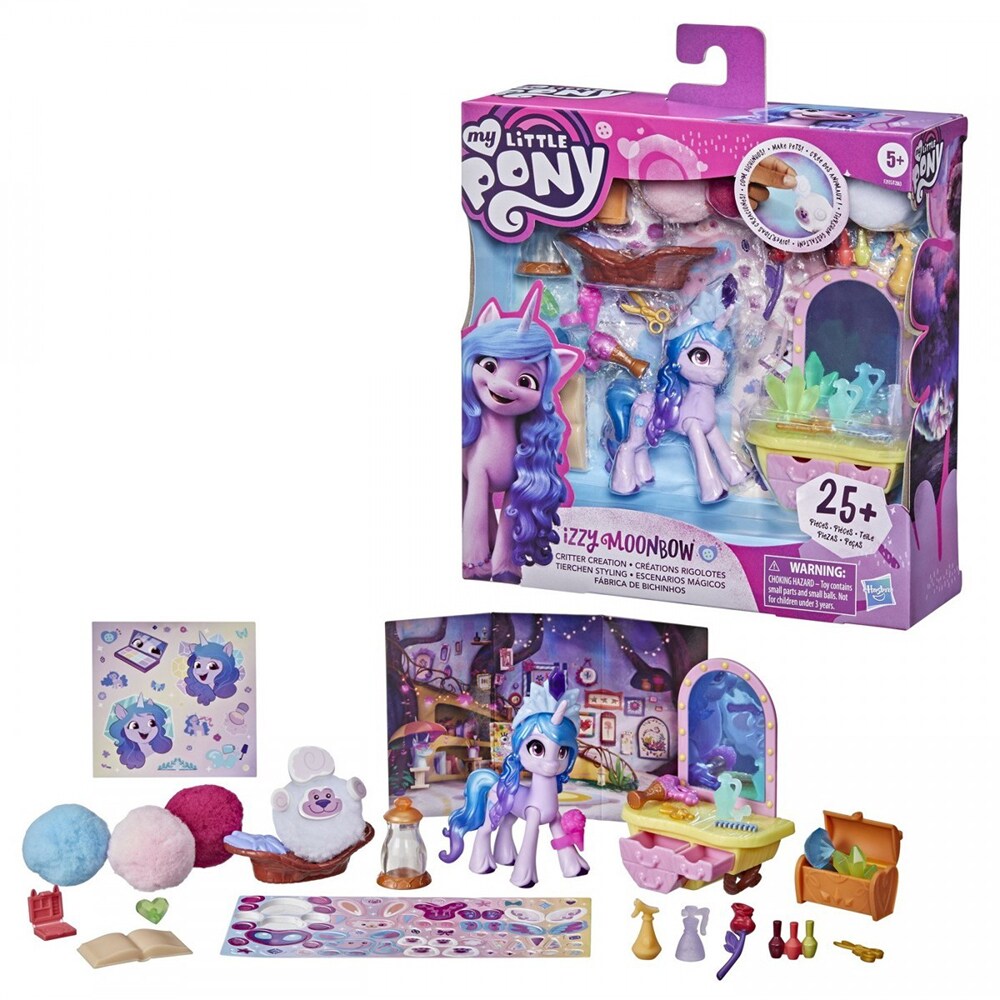 Figurina MY LITTLE PONY Scena din Film Izzy Moon Bow CF2935, 5 ani+, multicolor